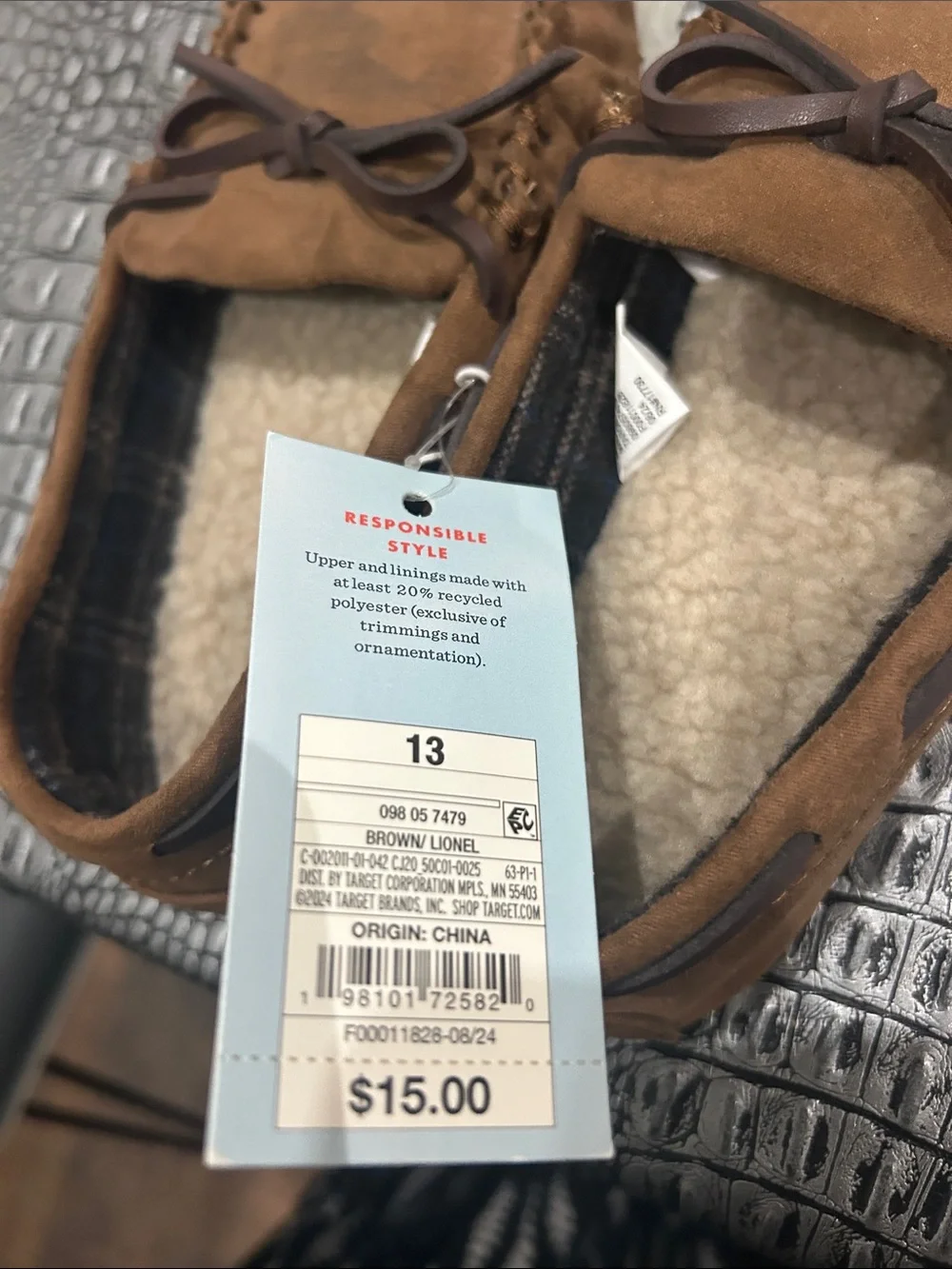 Cat & Jack brown suede